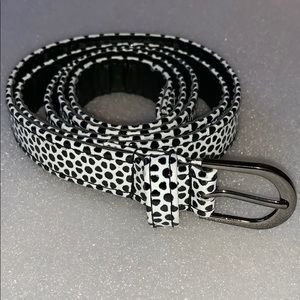 Black and While Belt